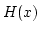 $ H(x)$